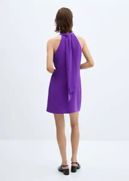 Vestido Charlot Morado Talla XL Mujer Mango