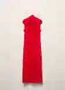 Vestido Turin Rojo Talla S Mujer Mango