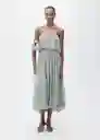 Vestido Forte Menta Talla M Mujer Mango