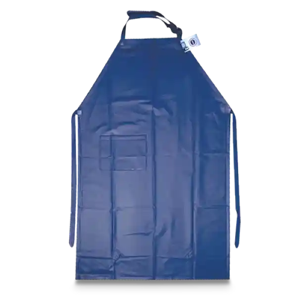 Aro Delantal Industrial Sellado Azul