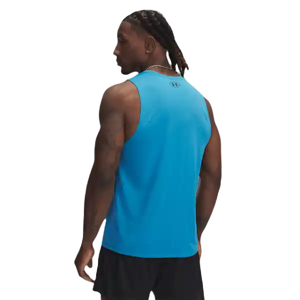 Under Armour Camiseta Manga Sisa Azul de Hombre Talla XL