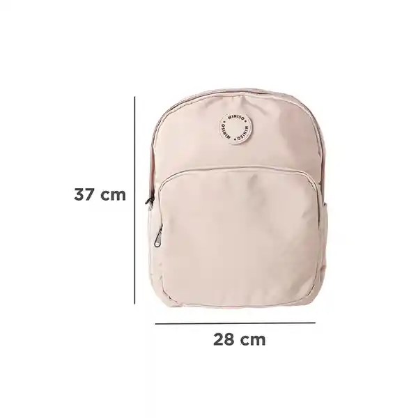 Mochila de Moda Youth With You Beige Miniso