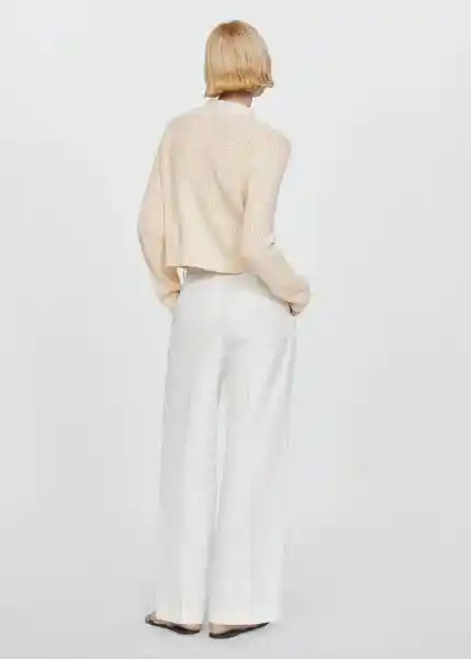 Cárdigan Bali Offwhite Talla M Mujer Mango