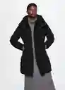 Anorak Bego Negro Talla 27 Mujer Mango