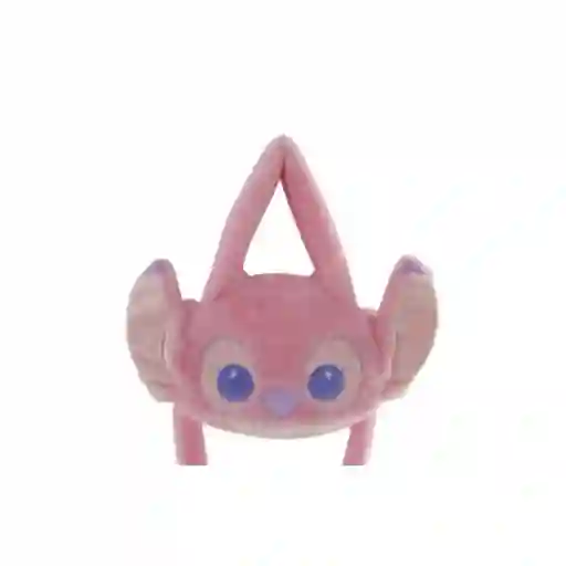 Bolsa Crossbody de Peluche Con Forma Cabeza Ángel Serie Miniso