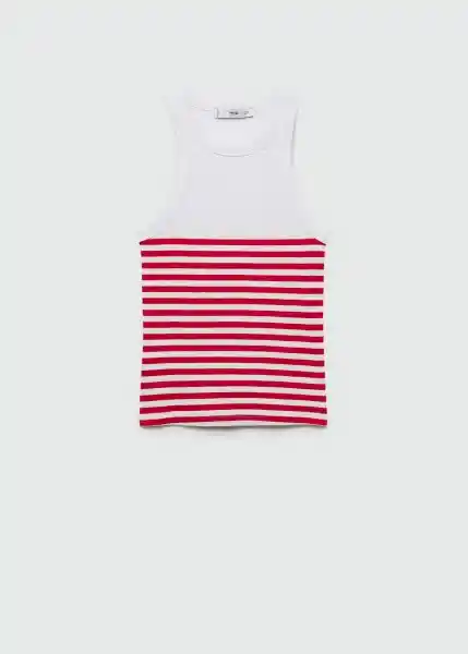 Top Roni Rojo Talla L Mujer Mango