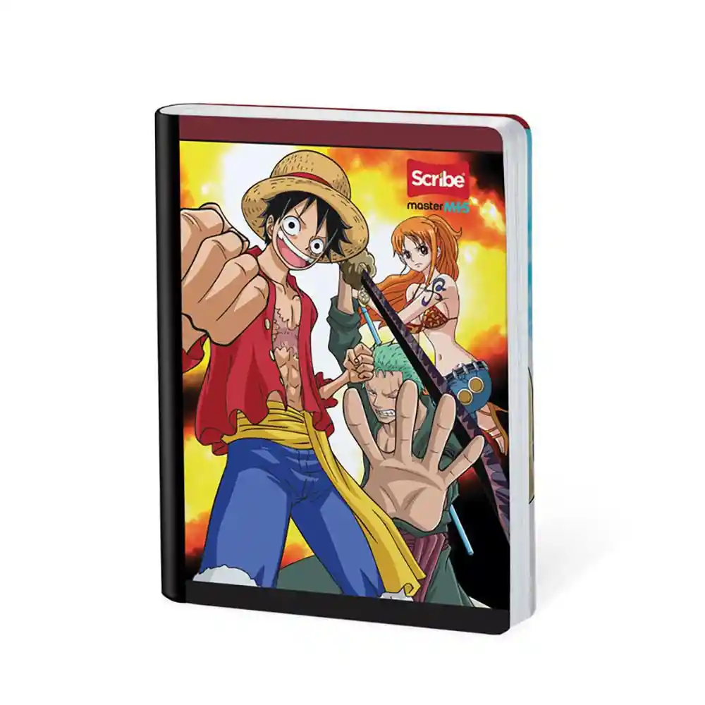 Cuaderno Onepiece Master Mas Rayado 50 Hojas Cosido Scribe