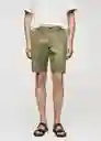 Bermuda Gracia-H Khaki Talla 42 Hombre Mango