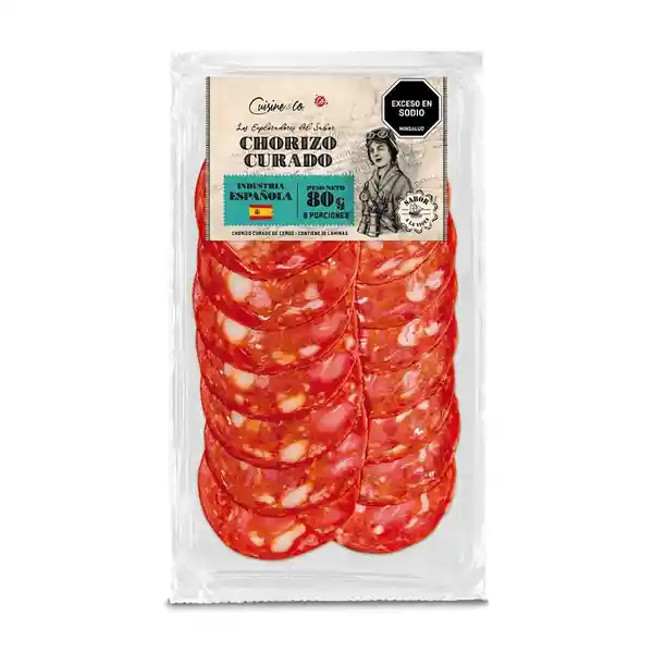 Chorizo Laminado Curado Cuisine & Co