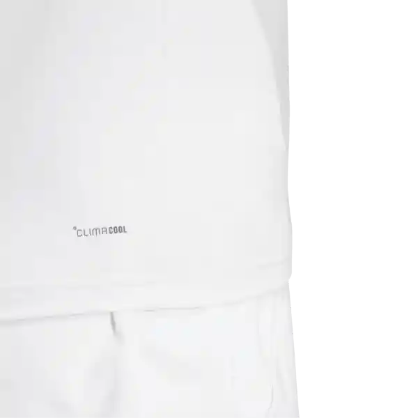 Adidas Camiseta Polo Club Para Tenis de Mujer Blanco Talla M