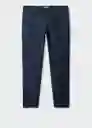 Pantalón Barna Navy Talla 48 Hombre Mango