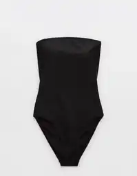 Vestido Ropa Aerie Negro Talla: LARGE 6096073 American Eagle