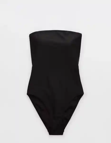 Vestido Ropa Aerie Negro Talla: LARGE 6096073 American Eagle