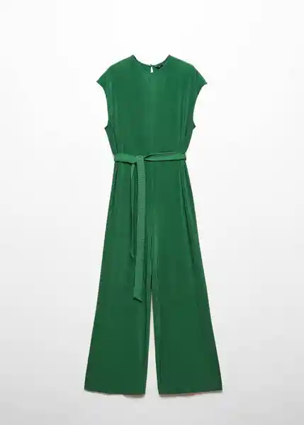 Enterizo Mono Jungla-A Verde Talla L Mujer Mango