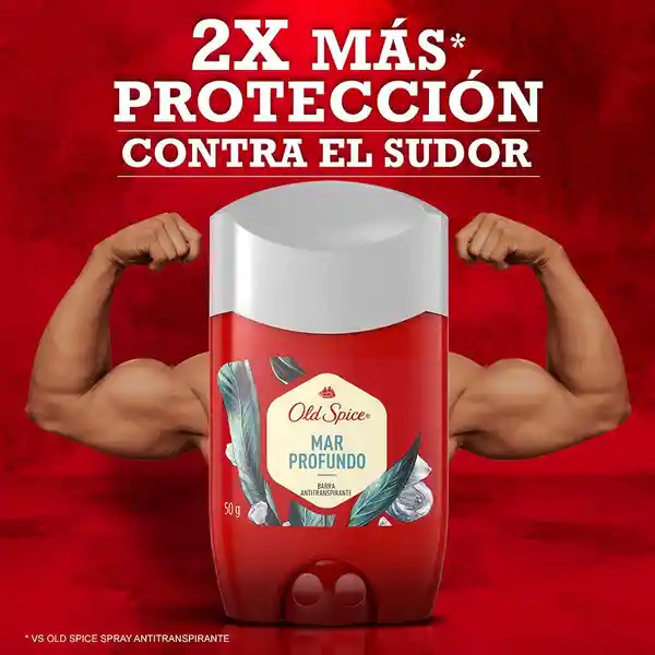 Desodorante Antitranspirante Hombre Old Spice Barra Mar Profundo 50 g