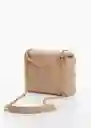 Bolso G Falco Taupe Mujer Mango