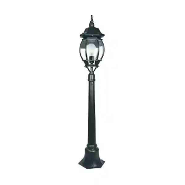 Andrus Farol de Piso 1 Luz Negro AT-5307