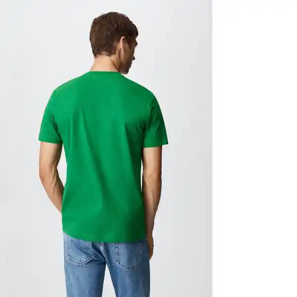 Camiseta Cherlo-H Esmeralda Talla Xs Hombre Mango