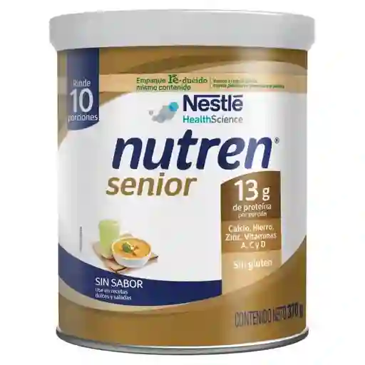 Complemento nutricional NESTLÉ NUTREN Senior sin sabor x 370g
