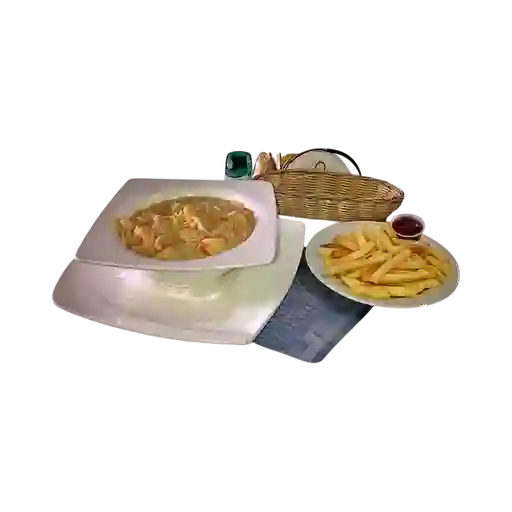 Espagueti con Camarón