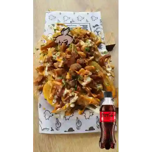 Combo Papas Pigasus + Coca Cola Sin Azúcar 400 ml