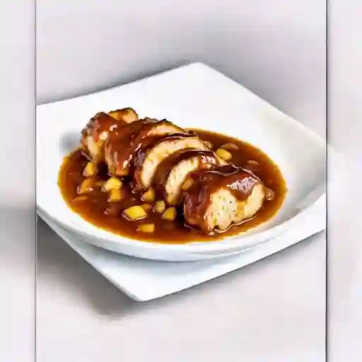 Medallones De Cerdo En Salsa De Tamarindo