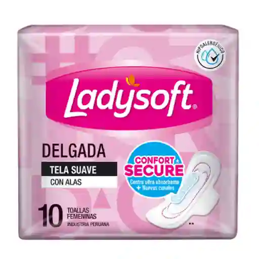 Ladysoft Toalla Femenina Delgada