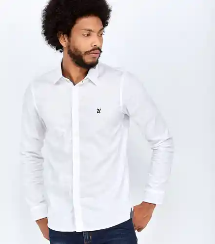 Unser Camisa Blanco Talla XL 823784