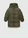 Abrigo Anorak Amerlong Khaki Talla 08 Niños Mango