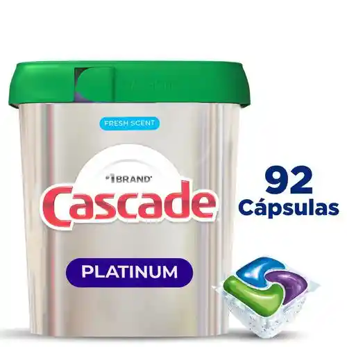 Cascade Platinum Detergente Para Lavavajillas en Cápsulas