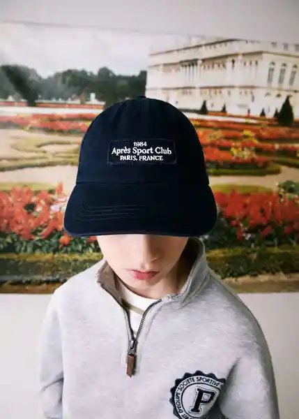 Gorra Paris Navy Talla 98 Niños Mango