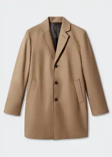 Abrigo Hake Camel Talla M Hombre Mango