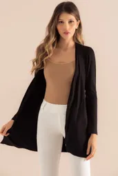 Cardigan New York Color Negro Talla S Ragged