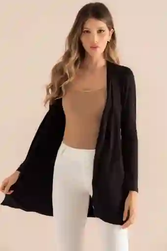 Cardigan New York Color Negro Talla S Ragged