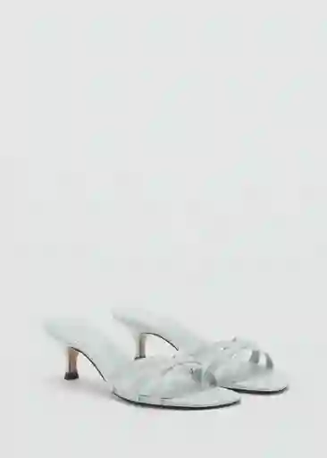 Sandalias Dora Celeste Talla 37 Mujer Mango