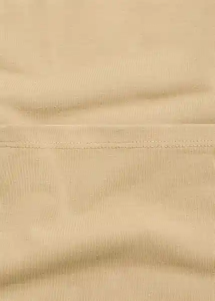 Enterizo Mono Pat Camel Talla S Mujer Mango