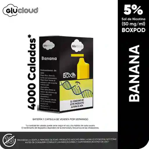Glucloud Pod Banana Papaya 4000 puff
