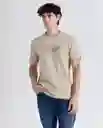 Camiseta Hombre Beige Talla L 849G006_BEI151116 Americanino