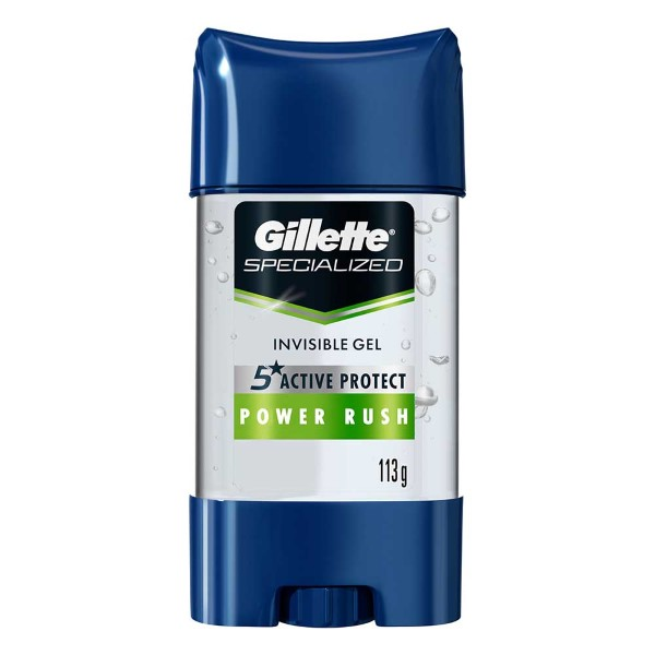 Gel Antitranspirante Gillette Specialized Power Rush 113 g