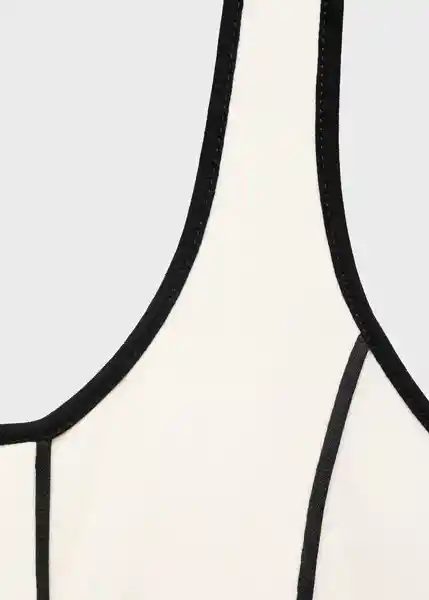 Vestido Bico Crudo Talla M Mujer Mango