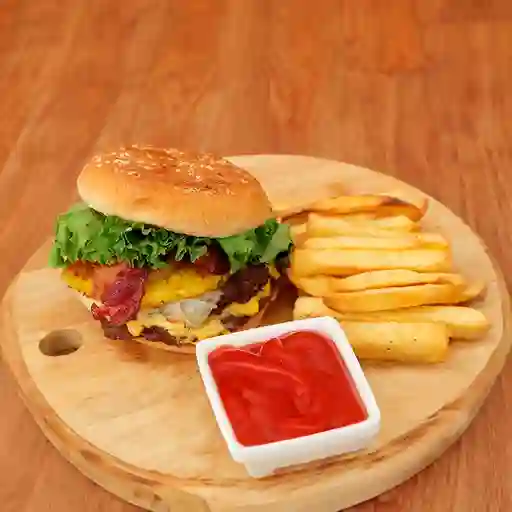 Hamburguesa Hawaiana Individual