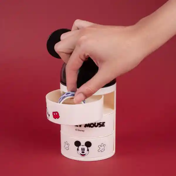 Organizador Plástico de Tres Capas Disney Mickey Mouse Miniso