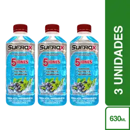 3 x Suerox Mora Azul