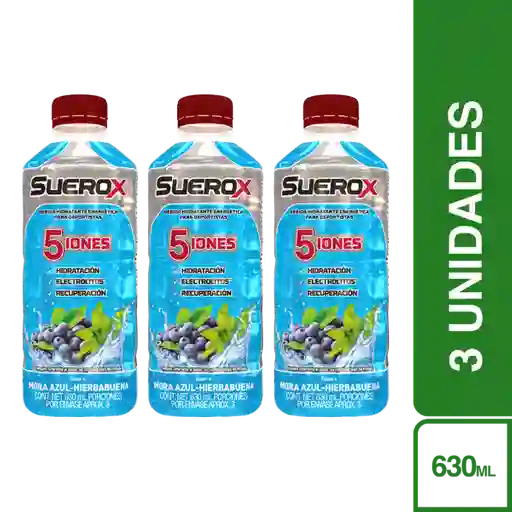 3 x Suerox Mora Azul