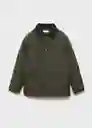Abrigo Anorak Husky Khaki Talla 10 Niños Mango