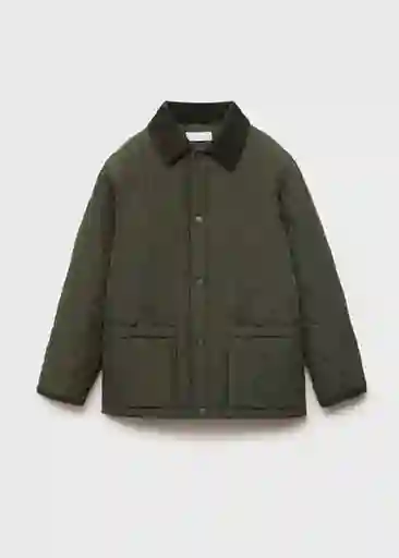 Abrigo Anorak Husky Khaki Talla 10 Niños Mango