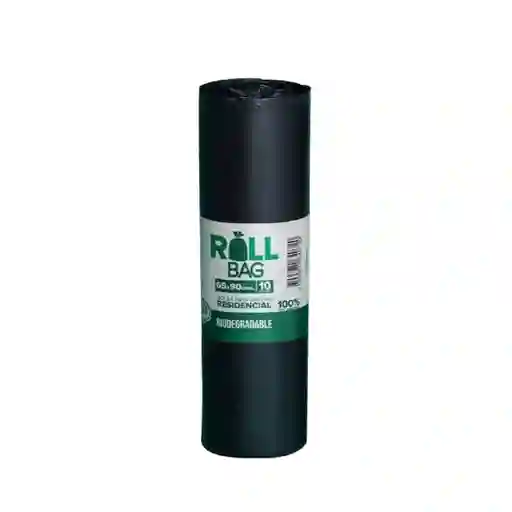 Roll Bag Bolsa Biodegradable Negra Residencial 65 x 90 cm