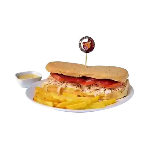 Emparedado de Pollo y Cordero