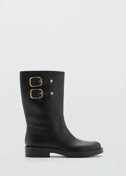Botines Coro Negro Talla 37 Mujer Mango