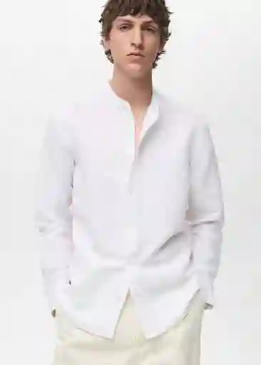 Camisa Chennai Blanco Talla XXL Hombre Mango